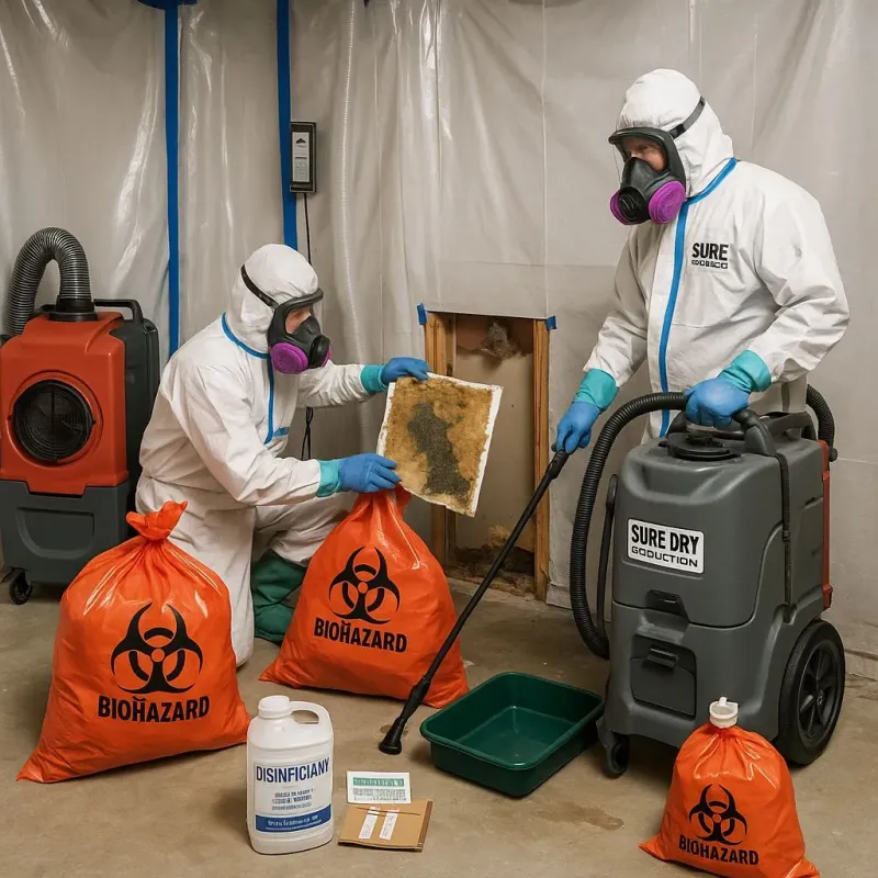 Contaminated Water Handling Protocols process in Monarch Mill, SC